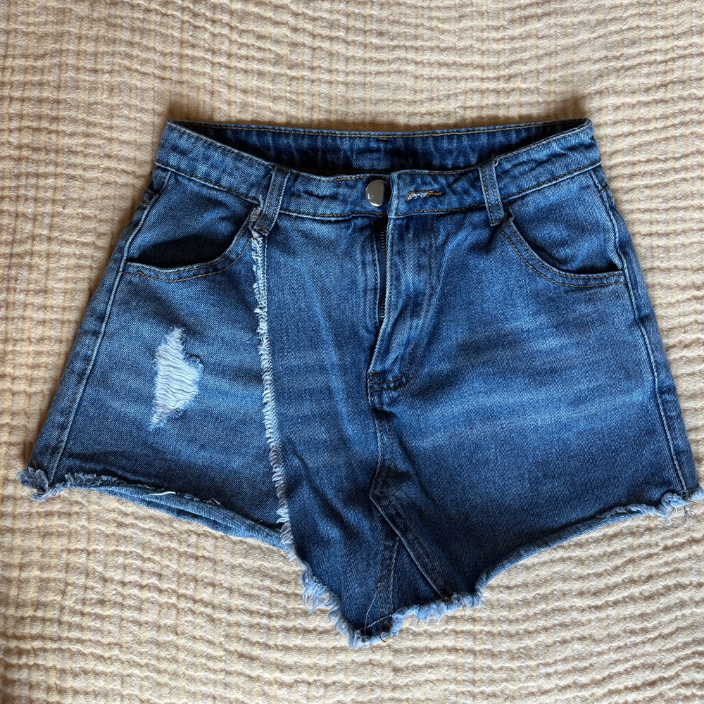 Denim Mini Skort